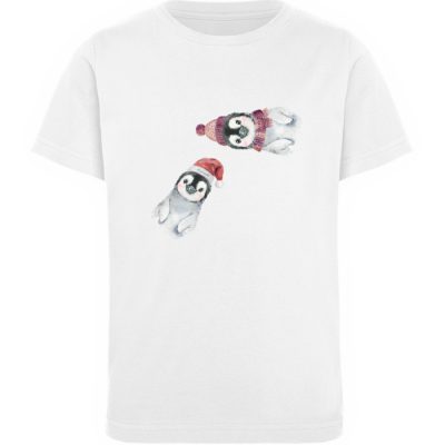 Winter Pinguine - Kinder Organic T-Shirt-3