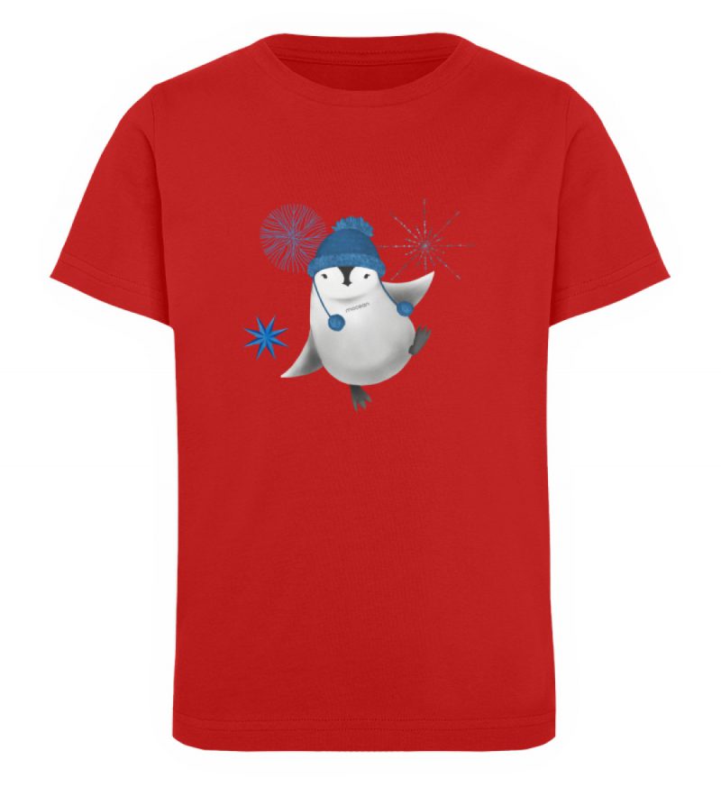 Pinguin Stern - Kinder Organic T-Shirt-4